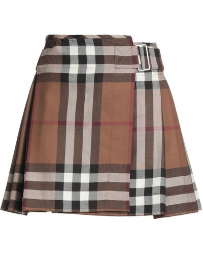 Burberry Mini Skirt - Brown