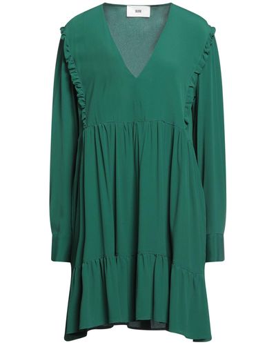 SOLOTRE Mini Dress Acetate, Silk - Green