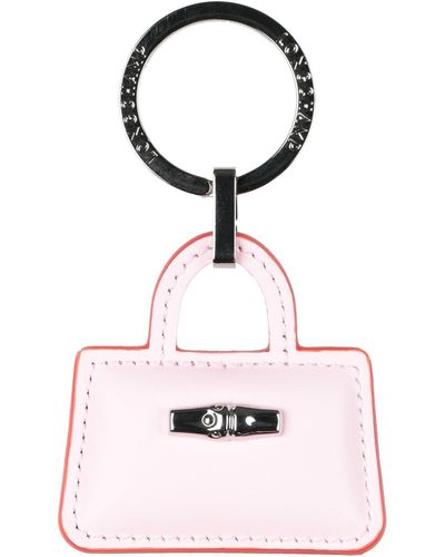 Longchamp Light Key Ring Leather - Pink