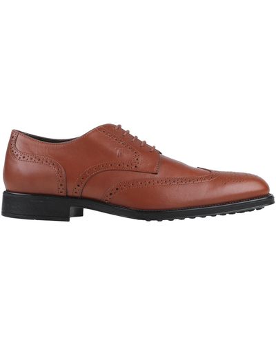 Tod's Lace-Up Shoes Soft Leather - Brown