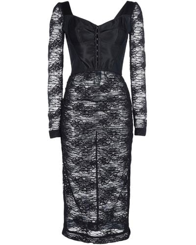 Dolce & Gabbana Vestido midi - Negro