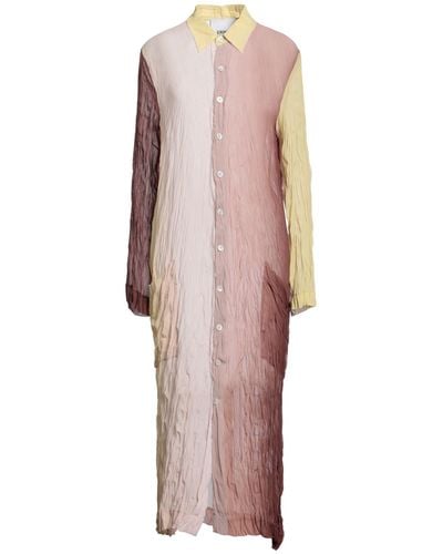 Erika Cavallini Semi Couture Maxi Dress - Pink