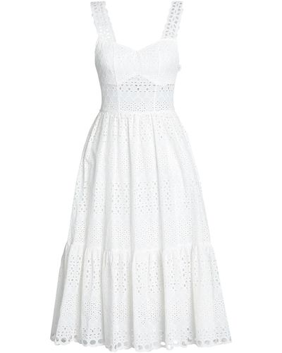 Imperial Midi Dress - White