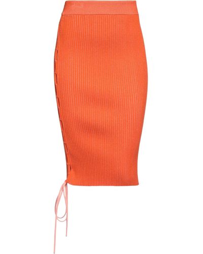 Off-White c/o Virgil Abloh Midi Skirt - Orange