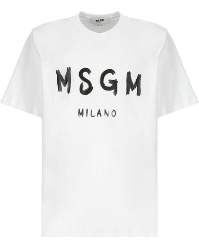 MSGM Camiseta - Blanco