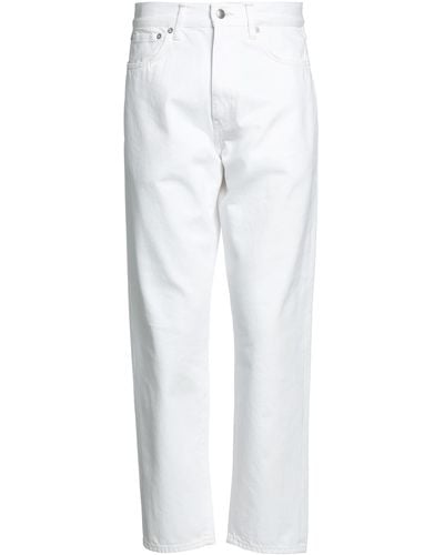 Edwin Pantaloni Jeans - Bianco
