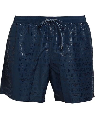 Emporio Armani Short de bain - Bleu