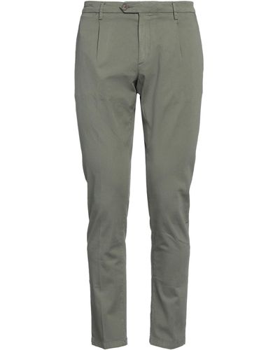 Yan Simmon Military Trousers Cotton, Elastane - Grey