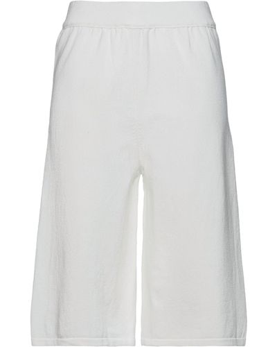 Soallure Cropped Trousers - White