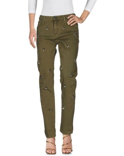 Pinko Pantaloni Jeans - Verde