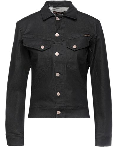 Nudie Jeans Jeansjacke/-mantel - Schwarz