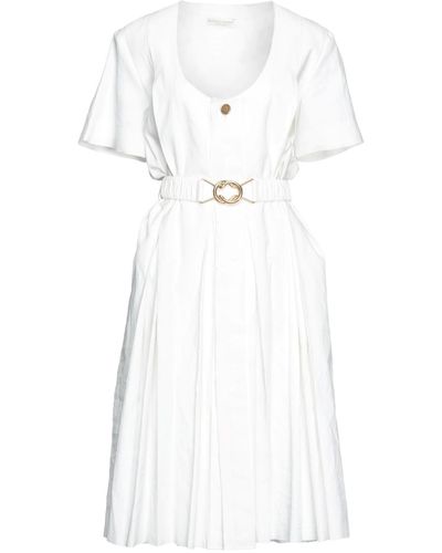 Bottega Veneta Midi Dress - White