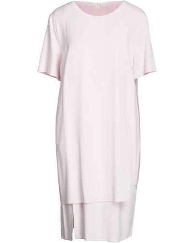 Les Copains Light Midi Dress Viscose, Elastane - Pink