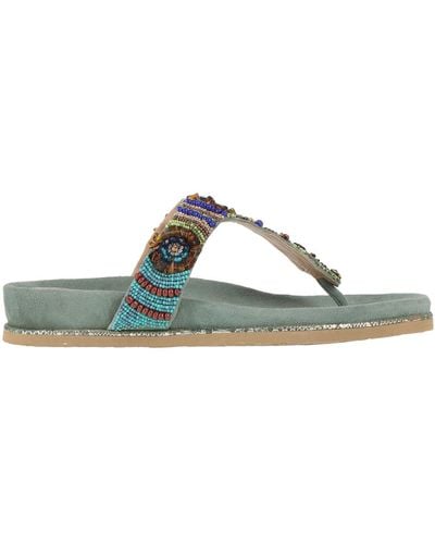 Divine Follie Thong Sandal - Green