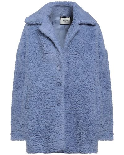 Max & Moi Shearling- & Kunstfell - Blau