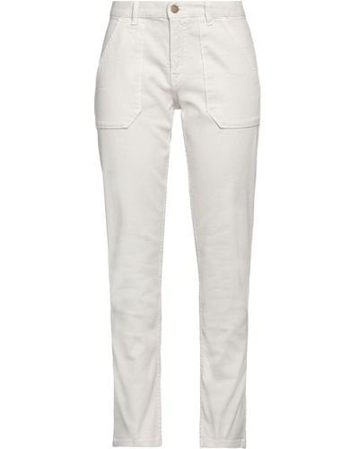 Ba&sh Pantaloni Jeans - Bianco
