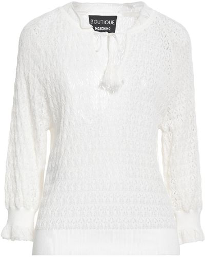 Boutique Moschino Sweater - White