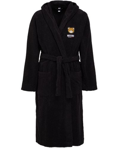 Moschino Dressing Gown Or Bathrobe - Black