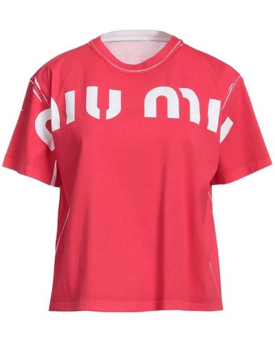 Miu Miu T-shirt - Rouge