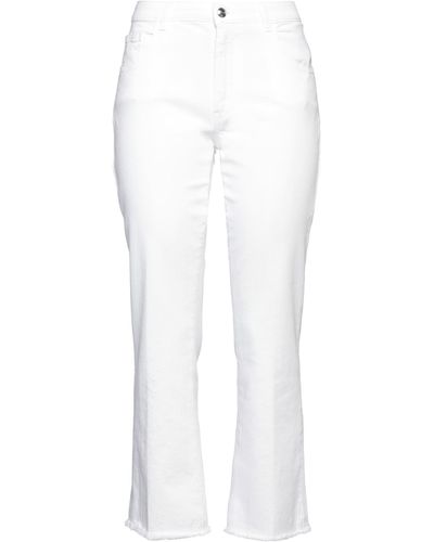Fay Pantaloni Jeans - Bianco