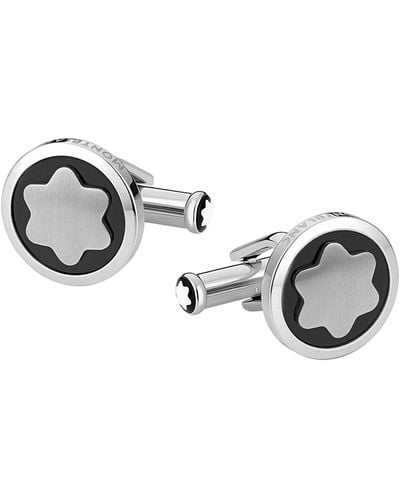 Montblanc Cufflinks And Tie Clips - Metallic