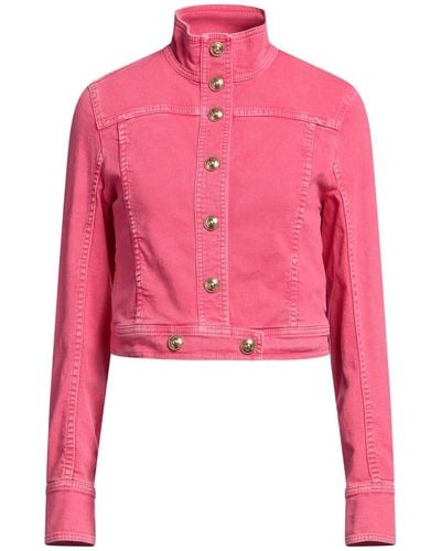 Versace Jeans Couture Denim Outerwear - Pink
