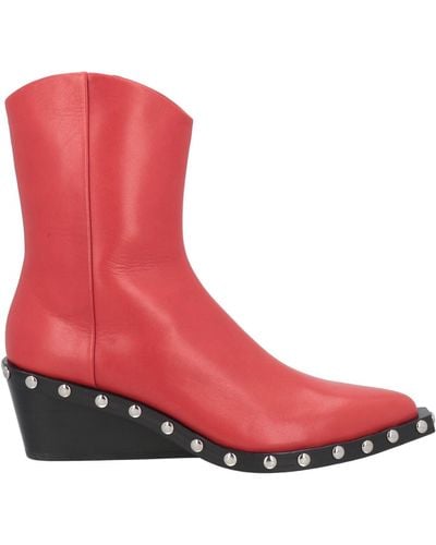 Rag & Bone Ankle Boots - Red