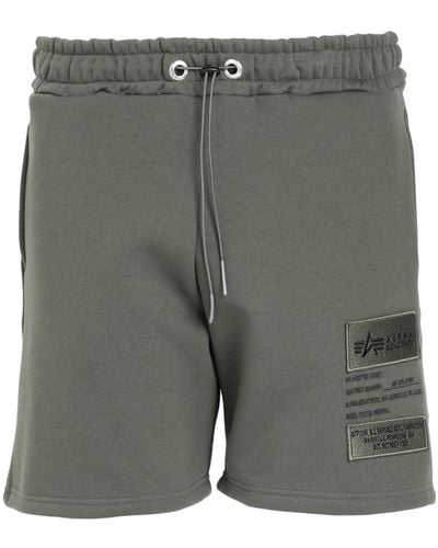 Alpha Industries Shorts & Bermudashorts - Grau