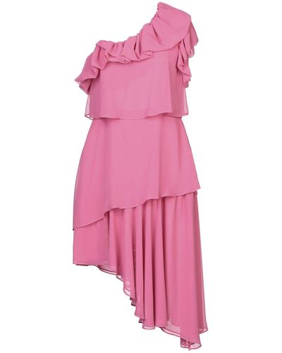 Anna Rachele Midi-Kleid - Pink
