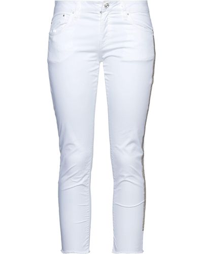 Ean 13 Love Cropped Trousers - White