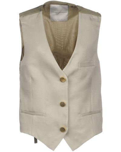 Ermanno Scervino Military Tailored Vest Silk, Cotton - Multicolor