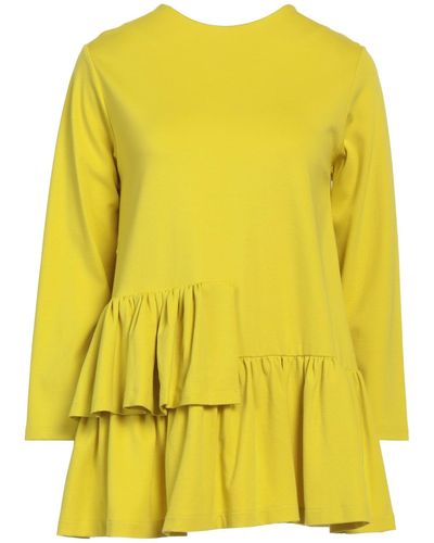 Rose' A Pois Sweatshirt - Yellow