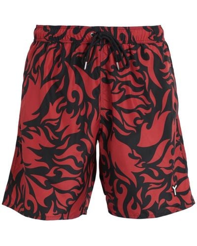 YES I AM Swim Trunks - Red