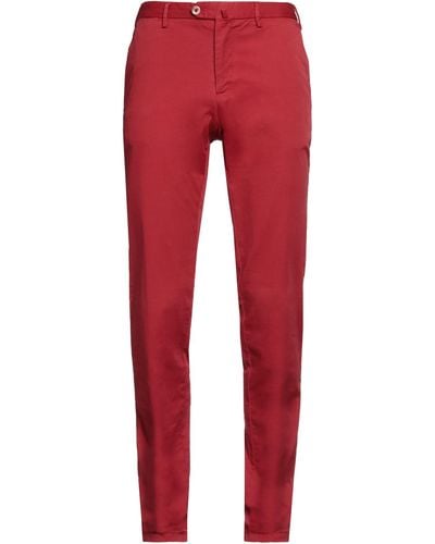 Isaia Trousers - Red