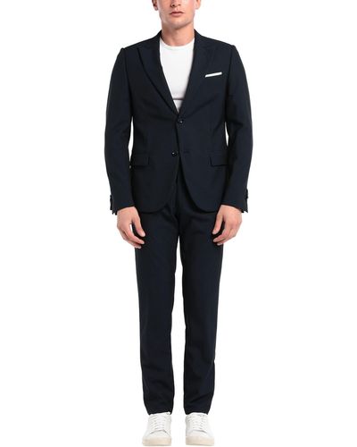 Black Grey Daniele Alessandrini Suits for Men | Lyst