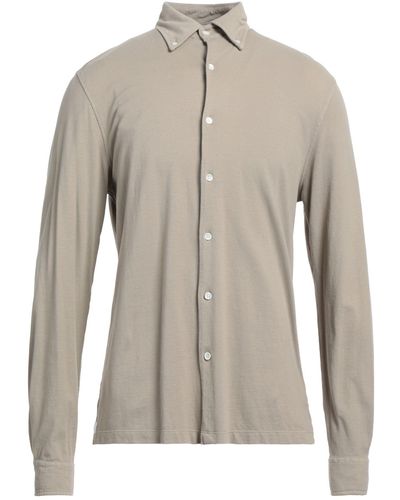 Chemise Pour Homme Borrillo Napoli, 100% Lin, Couleur Corail, Taille M, Slim Fit - Fabriquée En Italie, élégante Et Respirante