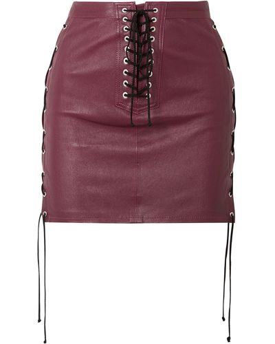 Unravel Project Mini Skirt - Purple