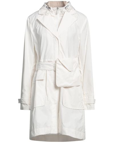 Eleventy Overcoat & Trench Coat - White