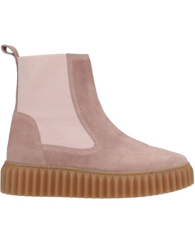 Voile Blanche Ankle Boots - Pink