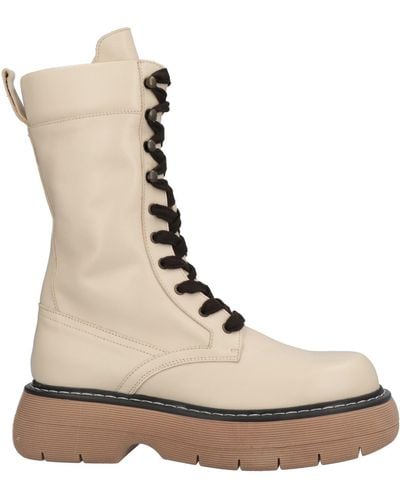 Semicouture Ankle Boots - Natural