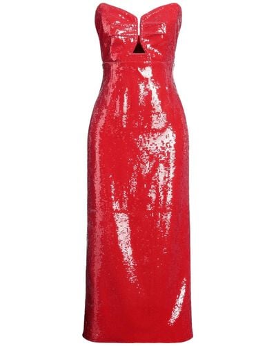 Roland Mouret Midi Dress - Red