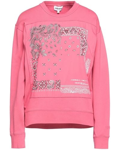 KENZO Fuchsia Sweatshirt Cotton - Pink