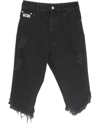 Gcds Shorts Jeans - Grigio