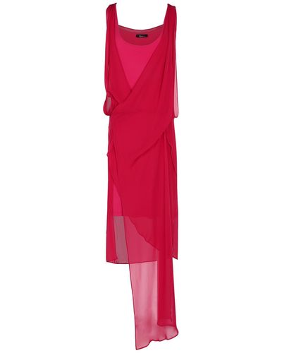 Hanita Midi Dress - Red