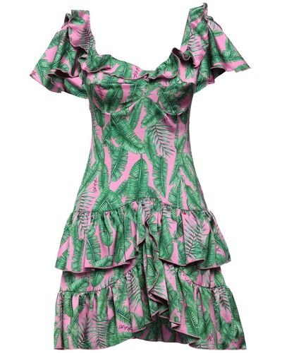 Odi Et Amo Mini Dress - Green