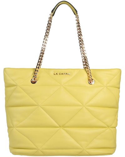 La Carrie Handbag - Yellow