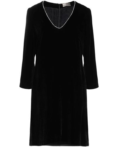 120% Lino Mini Dress - Black