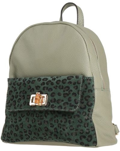 Laura Di Maggio Sage Backpack Leather - Green