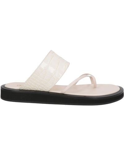 Paris Texas Thong Sandal - White