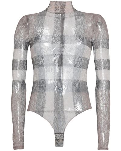 Burberry Bodysuit - Grey